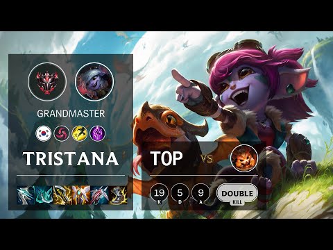 Tristana Top vs Gnar - KR Grandmaster Patch 11.8