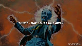 MGMT - Days That Got Away (Subtitulada en español)