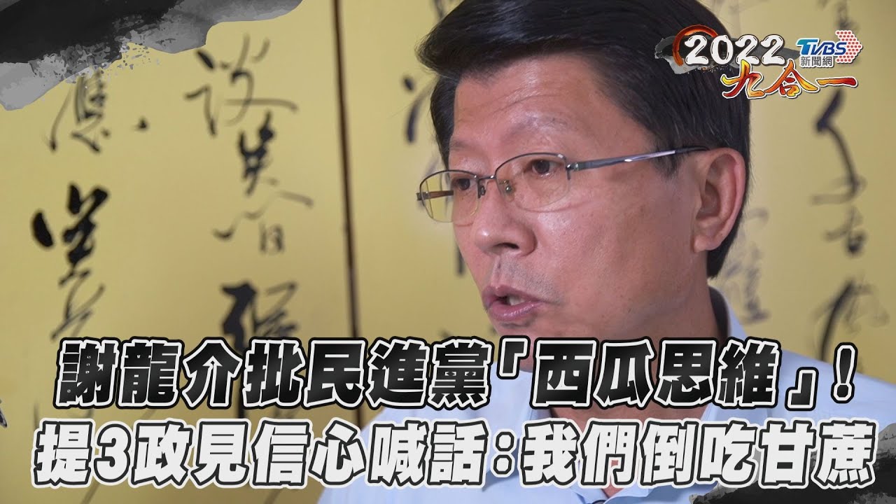 專訪/批民進黨「西瓜思維」選舉 謝龍介拚翻轉:台南人已經覺醒了