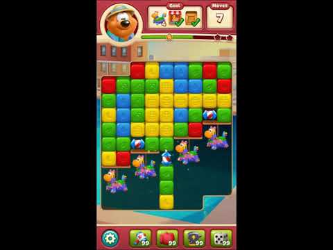 Toon Blast Level 5517 - NO BOOSTERS 🐻🐺🐱 | SKILLGAMING ✔️