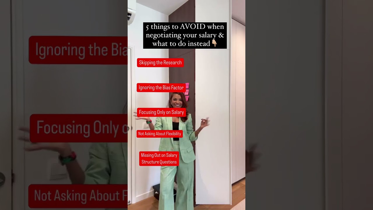 5 Things To AVOID When Negotiating Your Salary