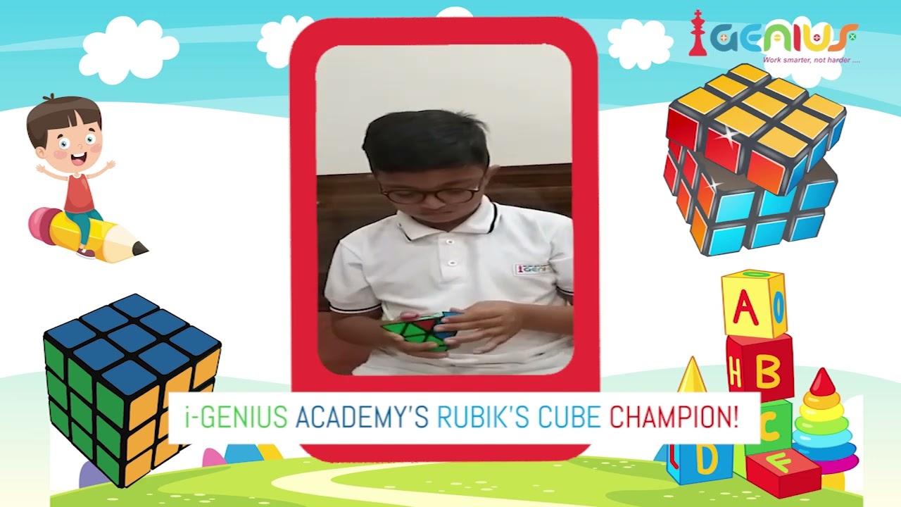 I_GENIUS ACADEMY'S RUBIK'S CUBE CHAMPION!