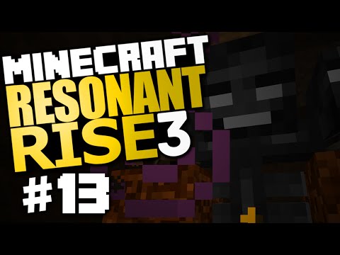 Minecraft Resonant Rise 3 #13 "Marketplace, Beacon, Wither Fight"