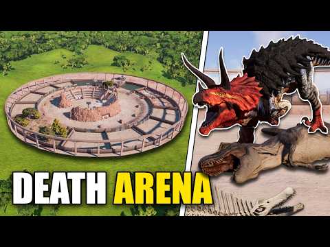 I Made 200+ Dinosaurs Fight a Death Arena In Jurassic World Evolution 2