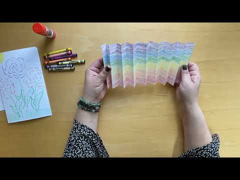 Children's Craft D.I.Y. Make a Rainbow Pop-up Card!