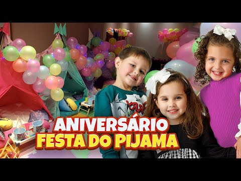 FESTA DO PIJAMA NO ANIVERSÁRIO DA @Vanusawagner  FAMÍLIA LISA - BELLA LISA SHOW