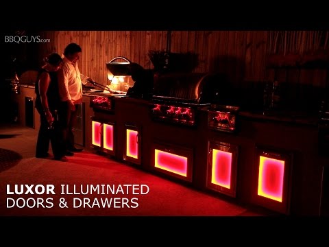 Luxor Illuminated LED Outdoor Kitchen Accessories Video