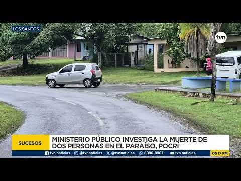 Investigan la muerte de dos personas en Los Santos