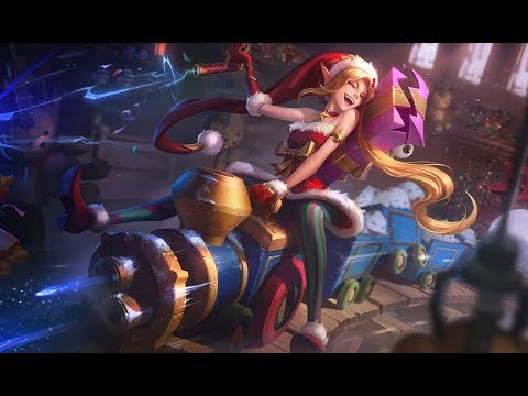 League of Legends Ambitious elf Jinx bot gameplay
