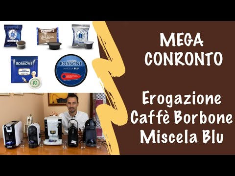 Erogazione Caffè Borbone miscela BLU 💙 con CONFRONTO tra le macchine 🔥 viene uguale? 💣 non proprio ❗