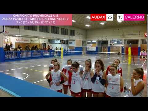 Campionato Provinciale U18 Audax Poviglio - Wimore Calerno Volley