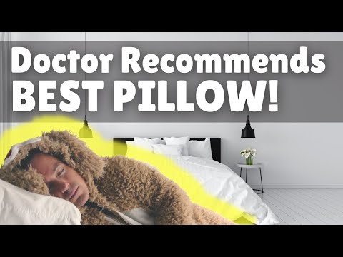 Best Pillow For Back and Side Sleepers :: Doctor Recommends THIS Pillow!  Here's Why!