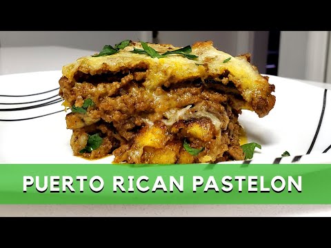 Puerto Rican Pastelon | Sweet Plantain Lasagna