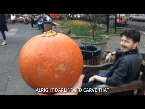 10 minutes as a pumpkin on the streets of Soho