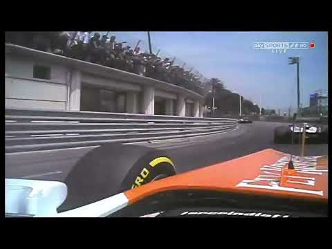 Paul Di Resta 2012 monaco start - Helmet cam