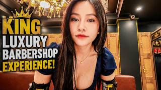 I Tried Vietnam’s KING LUXURY BARBERSHOP 🇻🇳 | Full Service ASMR Experience