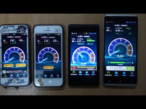 ทดสอบความเร็ว 3G 4 ค่าย
