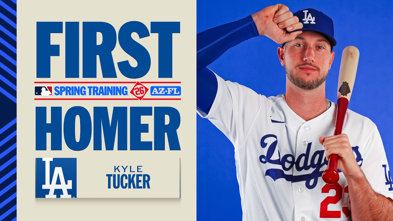 Kyle Tucker hits his first home run with the Dodgers during 2026 Spring Training! 💪 | MLB Highlights