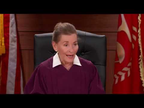 Judy Justice - "Hustler" refuses to leave courtroom after her case is dismissed!!