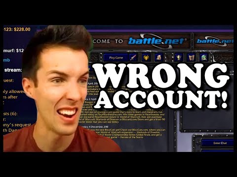 Grubby | "WRONG ACCOUNT!" | Warcraft 3 TFT | UD vs HU | Terenas Stand