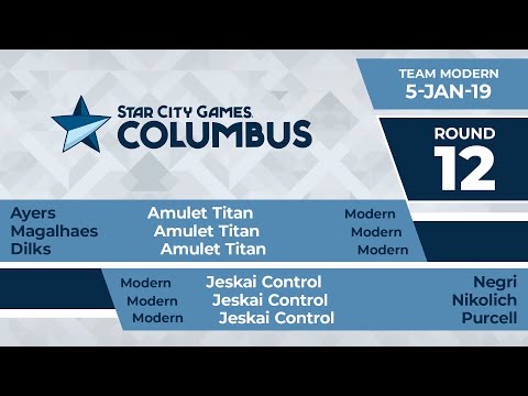 SCGCOL: Round 12 - Ayers, Magalhaes, Dilks vs Negri, Nikolich, Purcell | Team Modern