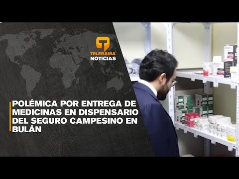 Polémica por entrega de medicinas en dispensario del seguro campesino en Bulán