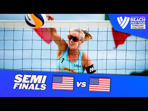 Hughes / Cheng vs. Stockman / Kraft - Semi-Final Highlights Torquay 2022 #BeachProTour