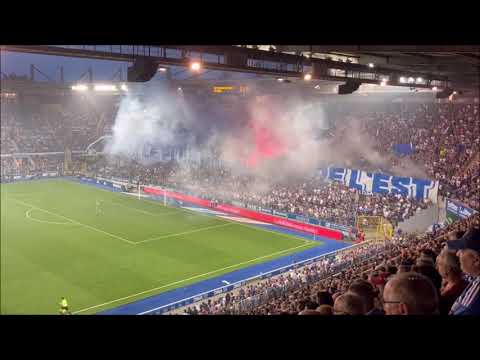 RC Strasbourg - FC Metz : (Tribune Ouest) UB90/VG/KCB 2023/2024 L1