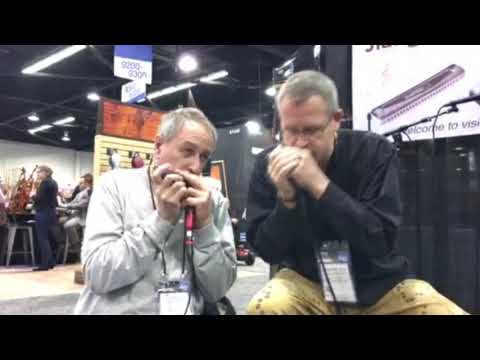 CHROMATIC & DIATONIC BLUES JAM - Steve Malerbi and Brendan Power - NAMM 2020