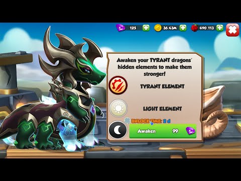 Unlock Shadow Element - Daemonia Dragon Level 64 | Dragon Mania Legends