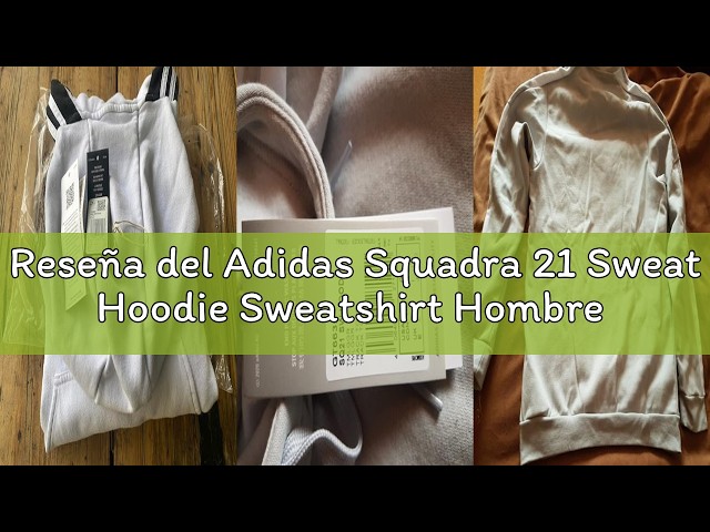 Vídeo relacionado con Adidas Hombre SQUADRA25 Hoody Team Green/White, XXL