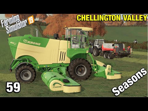 MOWING UPGRADES Chellington Valley Timelapse - FS19 Ep 59