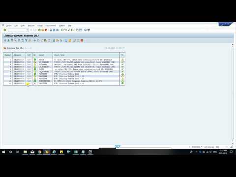 SAP + STMS + Transport request