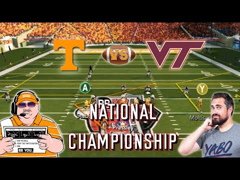 COACH DUGGS IN THE NATIONAL CHAMPIONSHIP! - #1 Tennessee vs #2 Virginia Tech