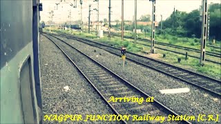 preview picture of video 'Indian Railways..Arriving at NAGPUR Junction Railway Station [Central Railway]!!'