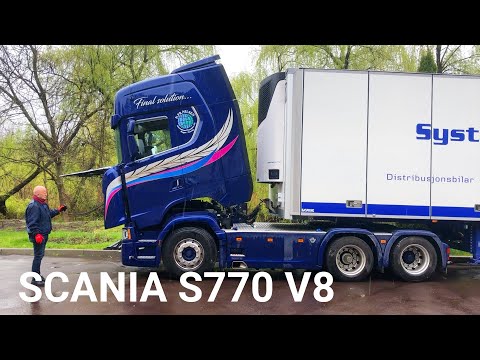 Impressions on the new Scania S770 V8 from a driver with 52-years experience (ENG/RO)