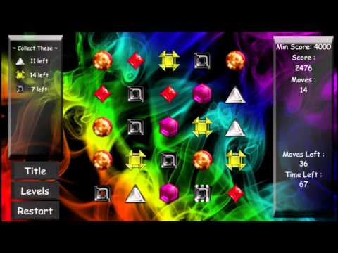 Jewel Crush (PS Mobile) Gameplay