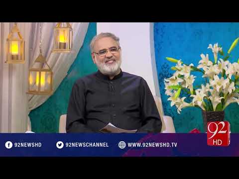 Subh e Noor -01-10-2016 - 92NewsHD