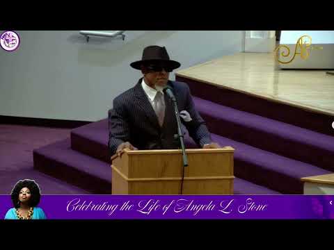 Calvin Richardson sings at Angie Stone’s Celebration of Life