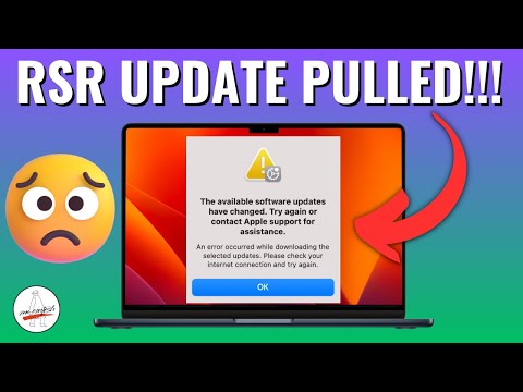 Apple Released then REMOVED Ventura 13.4.1 (a) RSR Update!!!