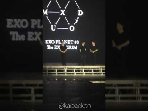170225 EXO'rDIUM in Manila - English Ment + Kyungsoo singing Ne-Yo's Because of You