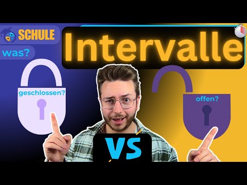 WAS sind INTERVALLE & WOFÜR braucht man sie? Geschlossene, offene und halboffene Intervalle + Übung