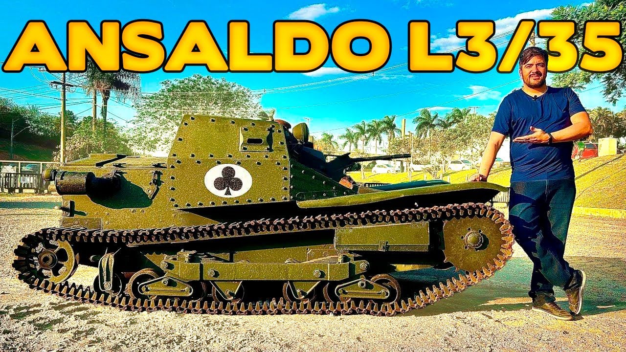 ANSALDO L3/35: o pequeno blindado italiano no Brasil