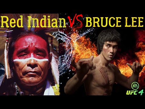 Bruce Lee vs. Red Indian - EA sports UFC 4 - CPU vs CPU