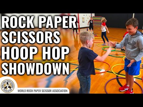 Rock Paper Scissors Variation - Hoop Hop Showdown