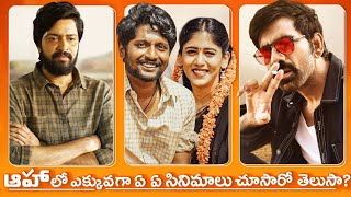 10 Most Watched Telugu Movies On Aha | Tollywood | Krack, Colour Photo, Naandhi | Thyview