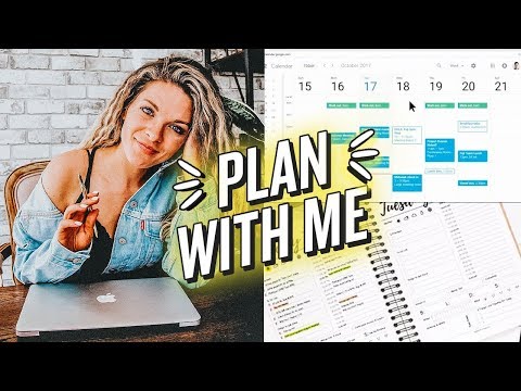 HOW I PLAN MY WEEK & TIME BLOCK TO GET EVERYTHING DONE!