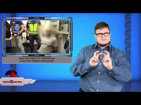 Man accused of upskirting over 500 women arrested (ASL - 8.22.19)