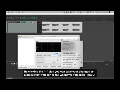 5: High-pass/low-pass EQ, Saving FX presets, FX Chains - Two-Minute (or so) Tutorials for Reaper DAW