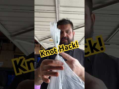 Part of a video titled If you find yourself struggling to open a plastic knot and don't ... - 
YouTube